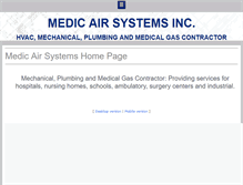 Tablet Screenshot of medicairsystems.com